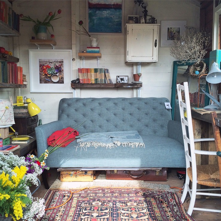 Cómo se ha transformado un cobertizo en un espacio creativo